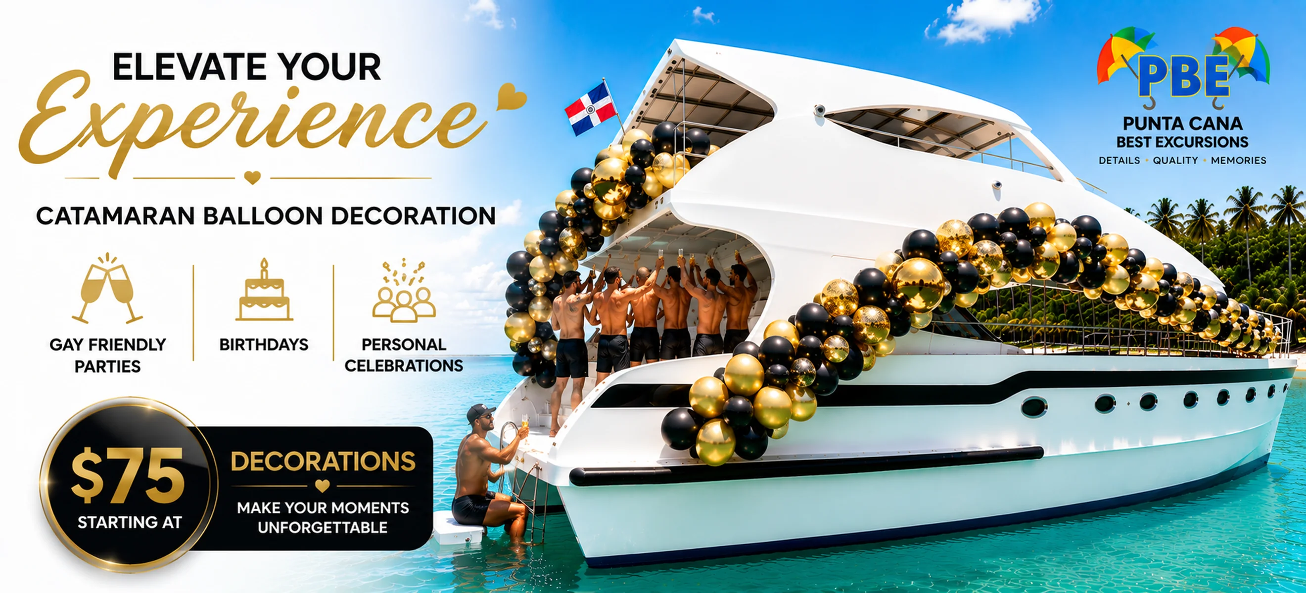Catamaran Balloons Decorations 