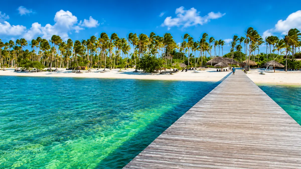 Dolphin Explorer marine park and pier in Punta Cana